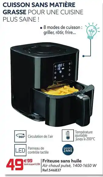 Gifi Friteuse sans huile offre