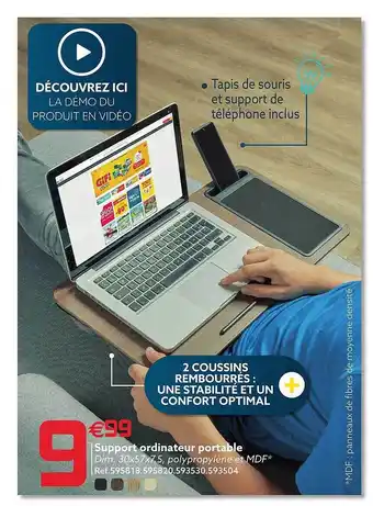 Support ordinateur portable