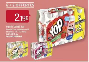 Match Yaourts à Boire Yop offre