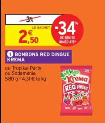 Bonbons Red Dingue Krema