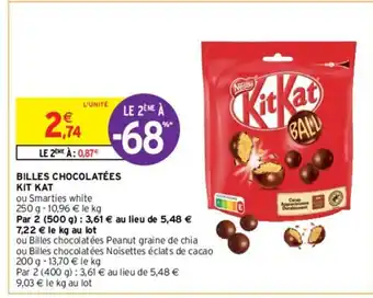 Billes Chocolatees Kit Kat