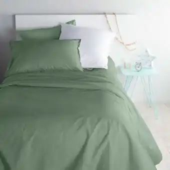 Carré Blanc Parure de lit enfant percale de coton neo thym offre