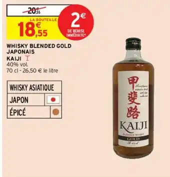 Whisky Blended Gold Japonais Kaiji