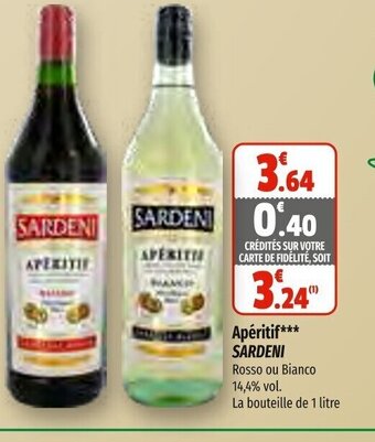 Coccinelle Express Aperitif Sardeni offre
