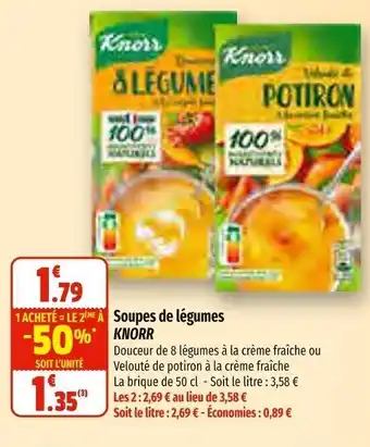 Soupes de Légumes Knorr