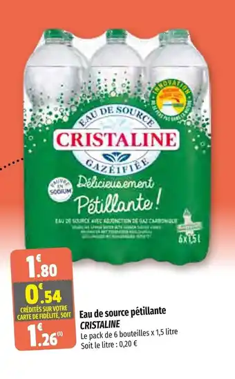 Coccinelle Express Eau de Source Pétillante Cristline offre