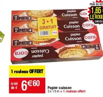 Migros Papier Cuisson offre