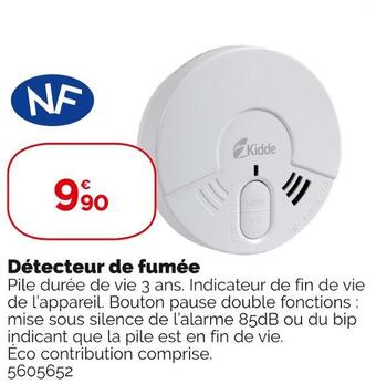 Weldom Kidde détecteur de fumée offre