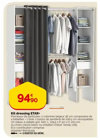 Weldom Spaceo kit dressing star+ offre