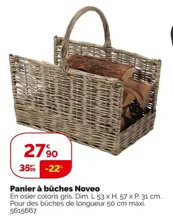 Weldom Panier à bûches noveo offre