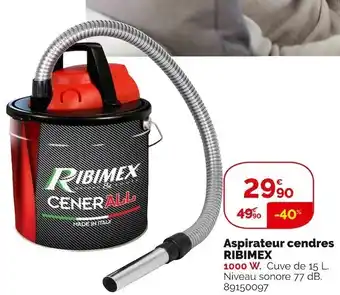 Weldom Ribimex aspirateur cendres offre