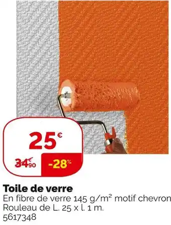 Weldom Toile de verre offre