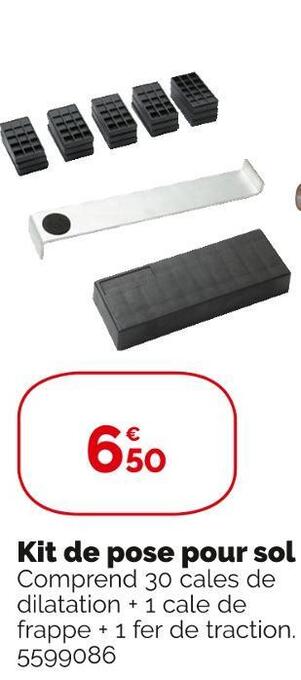 Weldom Kit de pose pour sol offre