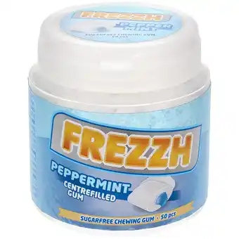 Action Chewing-gum frezzh menthe poivrée offre