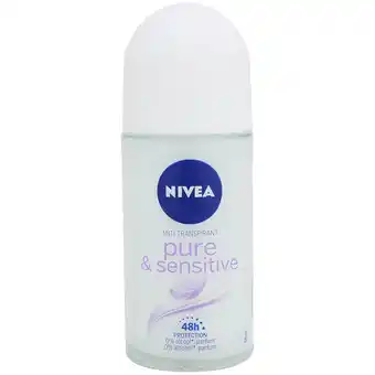 Action Déodorant nivea pure & sensitive offre