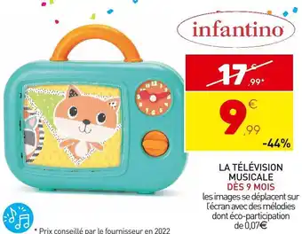 Infantino la télévision musicale