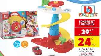 Stokomani La tour 2 en 1 circuit + volant offre