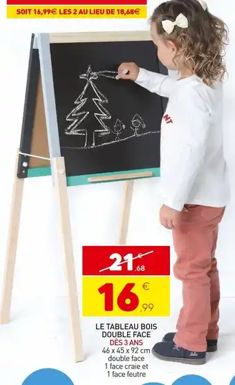 Stokomani Le tableau bois double face offre