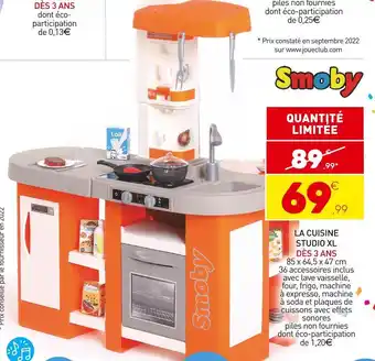 Stokomani Smoby la cuisine studio xl offre