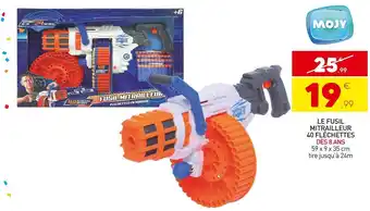 Stokomani Mojy le fusil mitrailleur 40 fléchettes offre