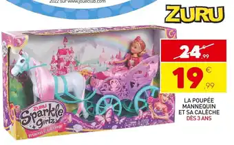 Zuru la poupée mannequin et sa calèche