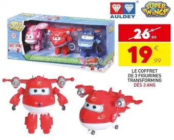 Stokomani Auldey / super wings le coffret de 3 figurines transforming offre