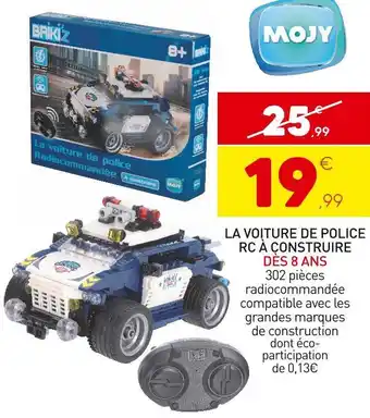 Mojy la voiture de police rc à construire