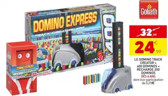 Goliath le domino track creator + 400 dominos + recharge 200 dominos