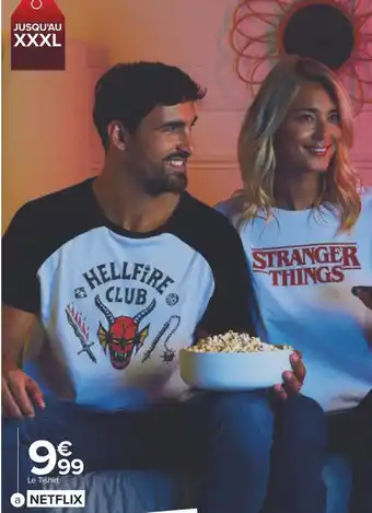 Netflix t-shirt homme "stranger things