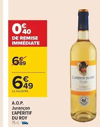 L'apéritif du roy a.o.p. jurançon