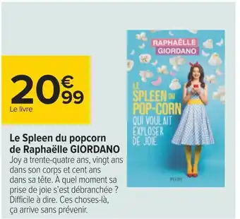 Carrefour Plon le spleen du popcorn de raphaëlle giordano offre