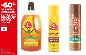O’cedar -60% de remise immédiate sur le 2ème produit sur tout o’cedar