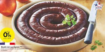 Carrefour Market Boudin noir aux oignons offre
