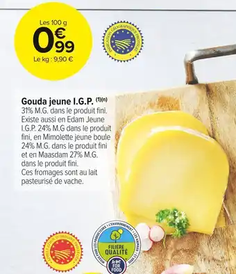 Carrefour Market Gouda jeune i.g.p. offre