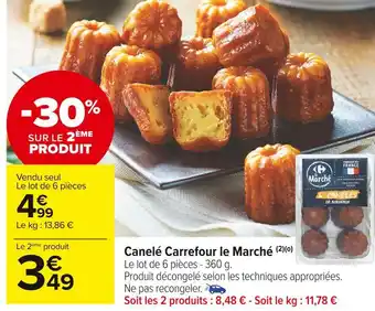 Carrefour Market Carrefour le marché canelé offre