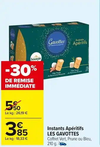 Les gavottes instants apéritifs
