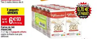 Farine de blé Francine