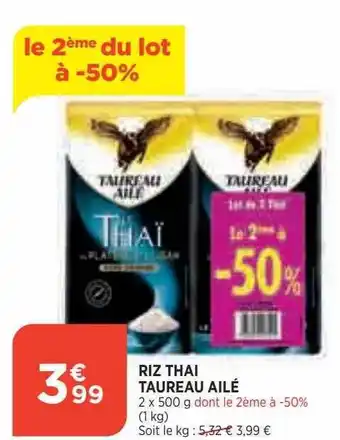 Bi1 Riz thaï taureau ailé offre