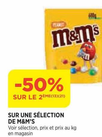 Bi1 M&m's offre
