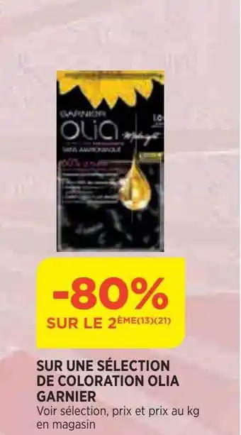 Bi1 Coloration olia garnier offre