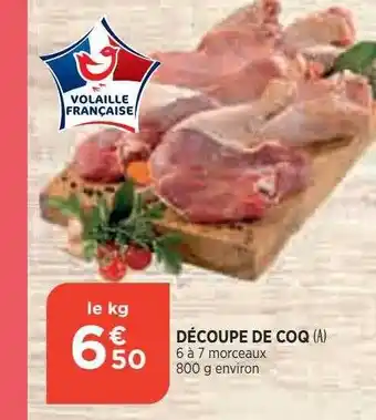 Découpe de coq