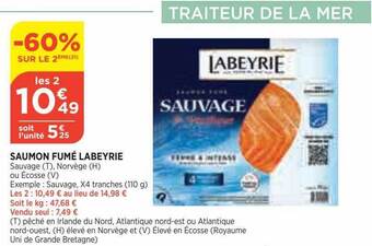 Bi1 Saumon fumé labeyrie offre