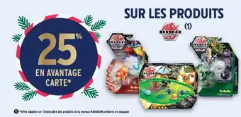 Intermarché Les produits bakugan offre