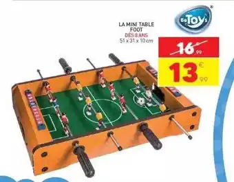 Stokomani La mini table foot be toys offre