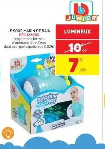 Stokomani Le sous marin de bain b junior offre