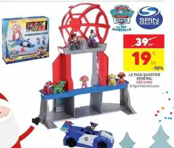 Stokomani Le pack quartier général paw patrol spin master offre