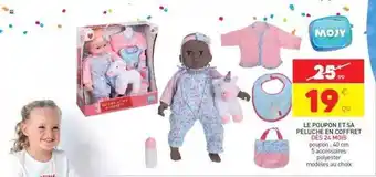 Stokomani Le poupon et sa peluche en coffret mojy offre