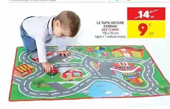 Stokomani Le tapis voiture ferrari offre