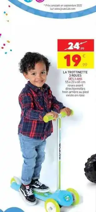 La trottinette 3 roues