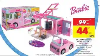 Stokomani Le camping-car de rêve 3 en 1 barbie offre
